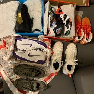 Jordan Nike and Kobe shoe lot
